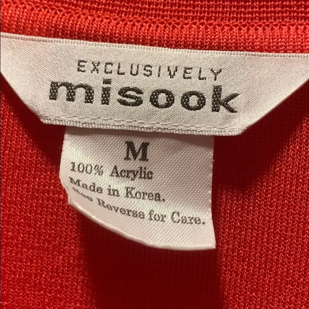 Misook exclusively coral